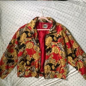 Vintage EVR 1980’s Silk Windbreaker